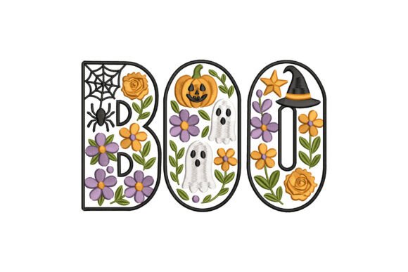 Floral Boo Ghost Embroidery Review