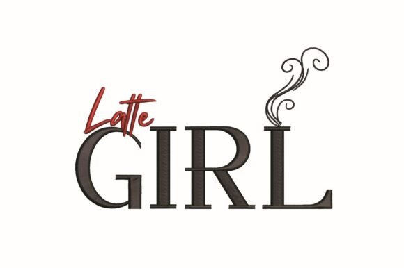 Latte Girl Machine Embroidery Design Review