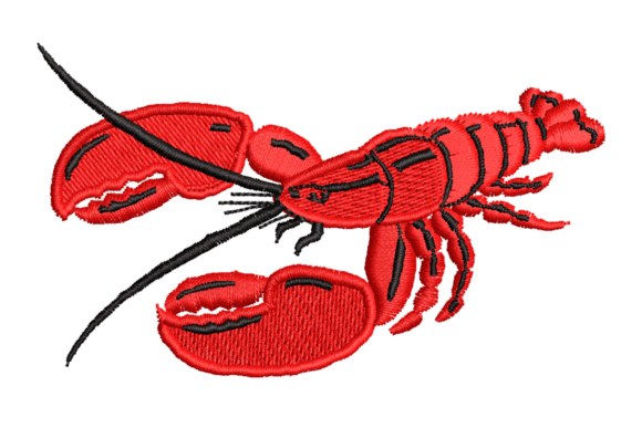 Lobster Embroidery Design Review for Apparel