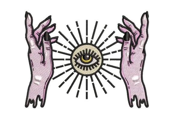 Mystical Hands Framing All-Seeing Eye Embroidery Review