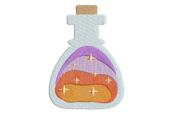 Review: Mystical Potion Bottle with Aura Embroidery Design