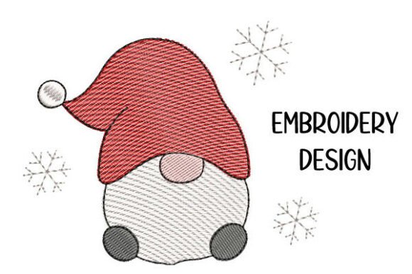Winter Gnome with Snowflakes Embroidery Review