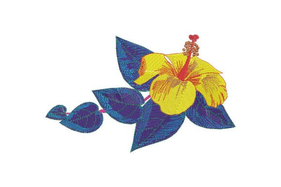 Yellow Hibiscus Embroidery Design Review